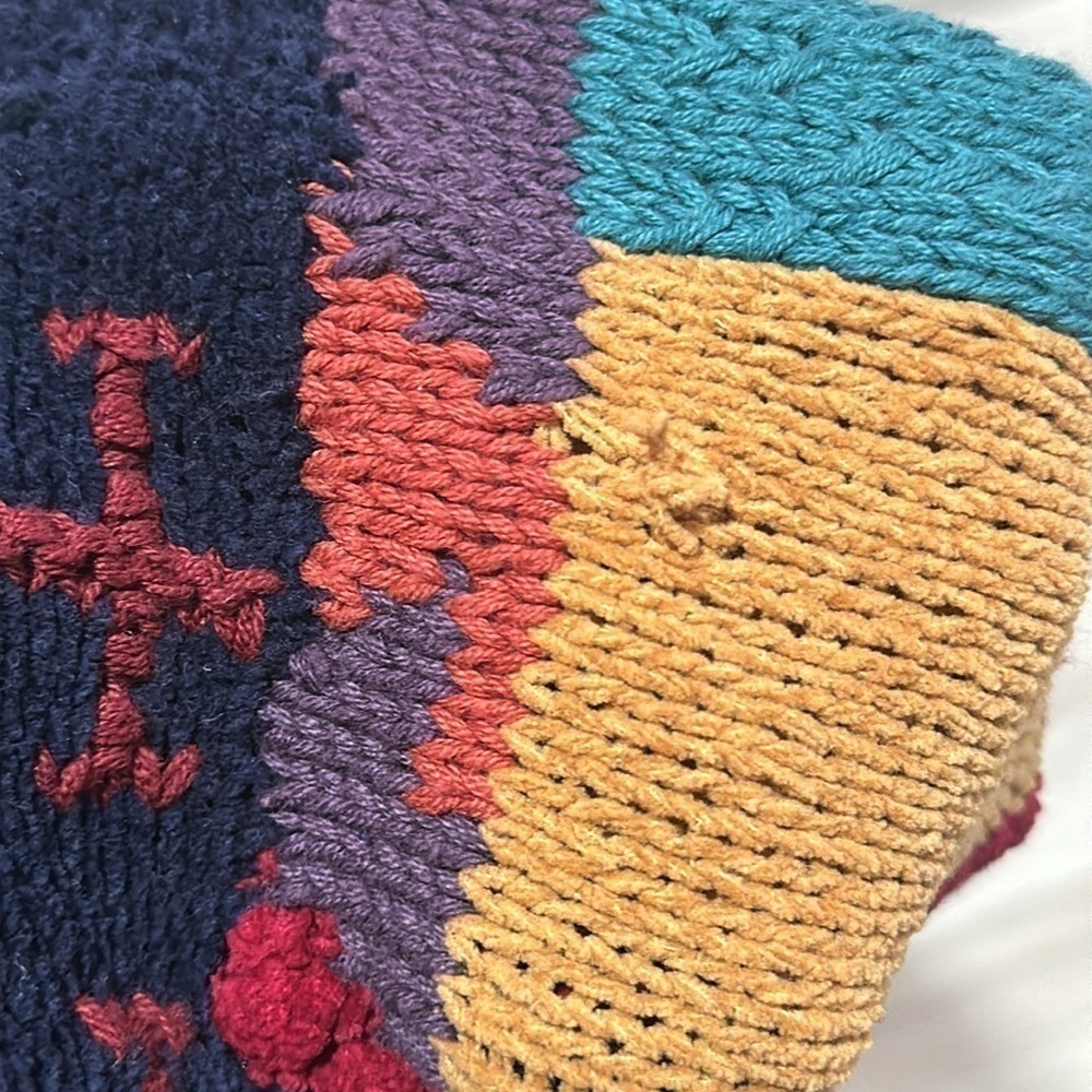HAROLD’S Vintage Tribal Native Knit Multicolored Men’s Sweater Size M/L - Picture 6 of 6